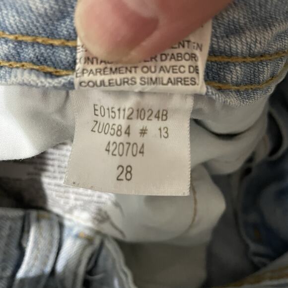 Empyre Relax Fit High Rise Denim Jeans Size 28 Blue Skateboarding Grunge Skate - Picture 9 of 9